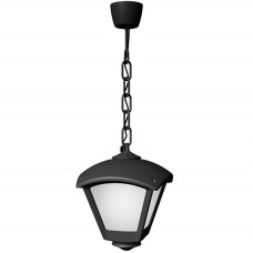 Φωτιστικό Φανάρι Κρεμαστό με ντουί E27 Ρητίνης Μαύρο IP55 Fumagalli 96DARIO250P/BL